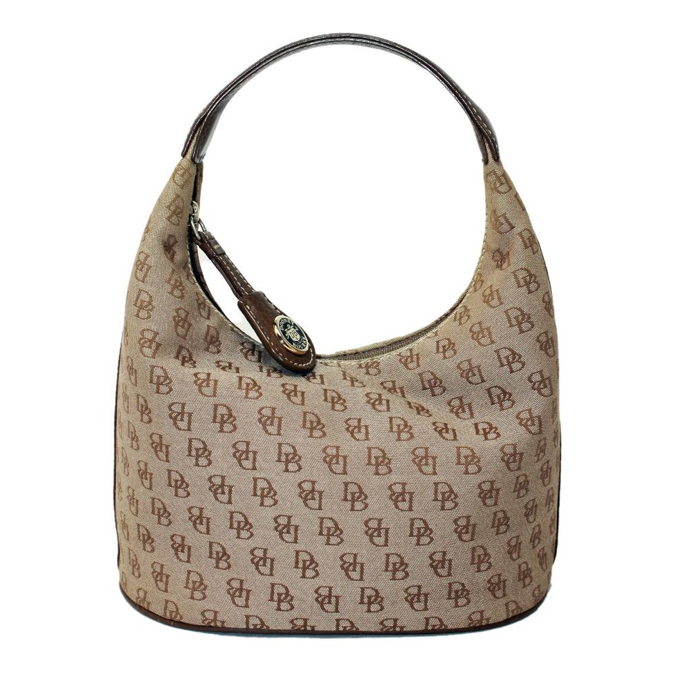 Dooney & Bourke Canvas Signature Small Tote Hobo